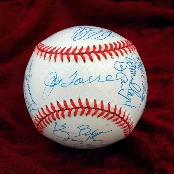 - 1996 New York Yankee Team Signed Baseball