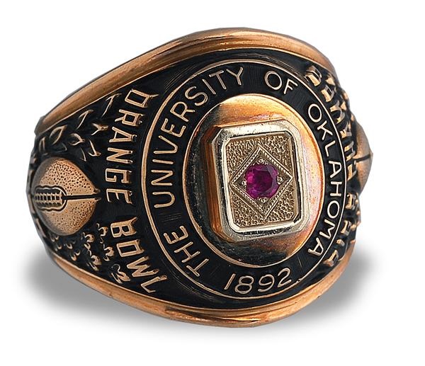 - 1958 Bud Wilkinson Orange Bowl Big 8 Championship Ring