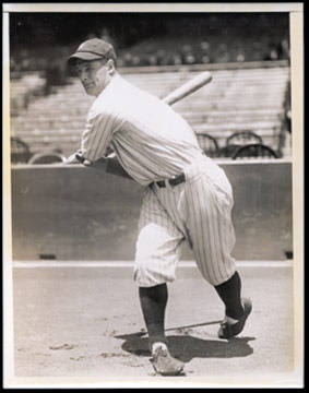 1927 Lou Gehrig Wire Photograph (7x9")