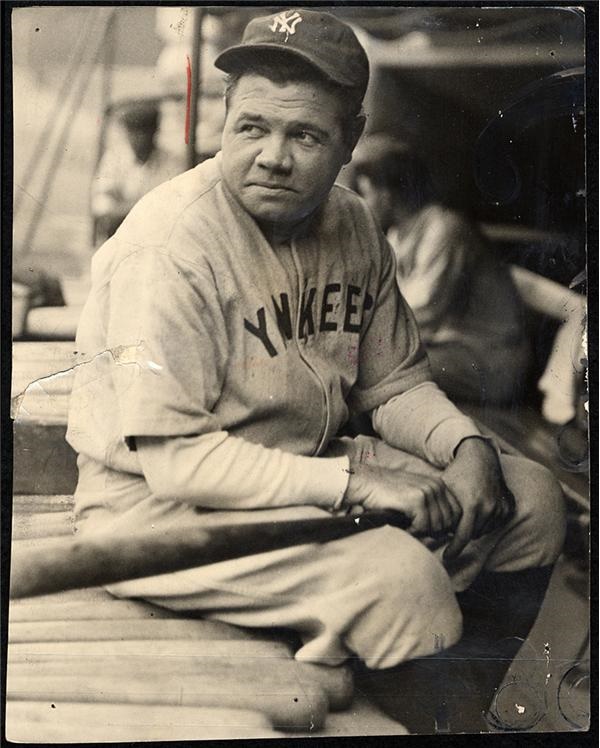 - Babe Ruth with Bat