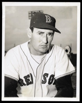 1952 Ted Williams Wire Photograph (7x9")