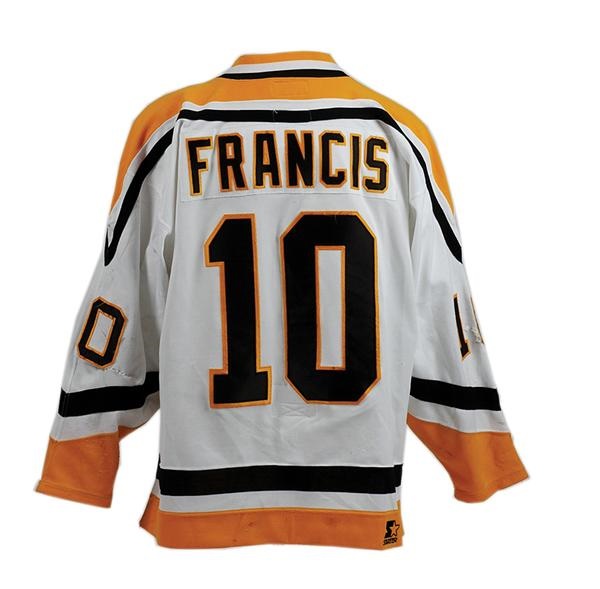 - 1996-97 Ron Francis Pittsburgh Penguins Game Worn Jersey