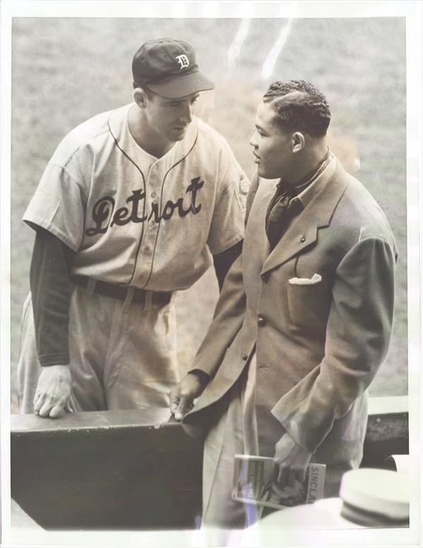 Baseball - Hank Greenberg & Joe Louis