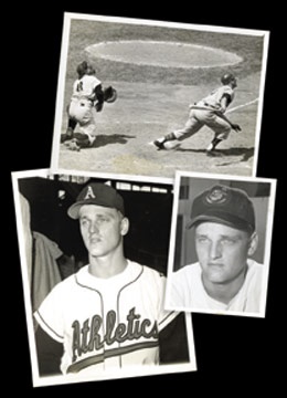 Late 1950's Roger Maris Wire Photograph Collection (3)