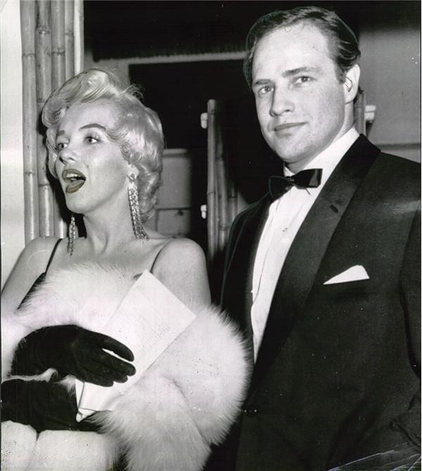 - Marilyn Monroe & Marlon Brando (1955)