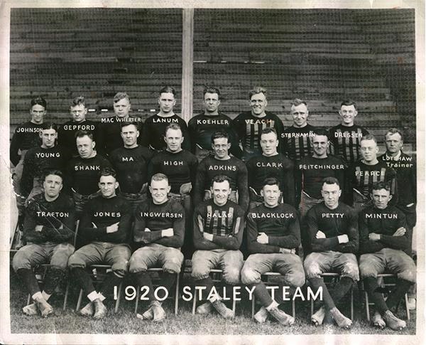- 1920 Staley Team