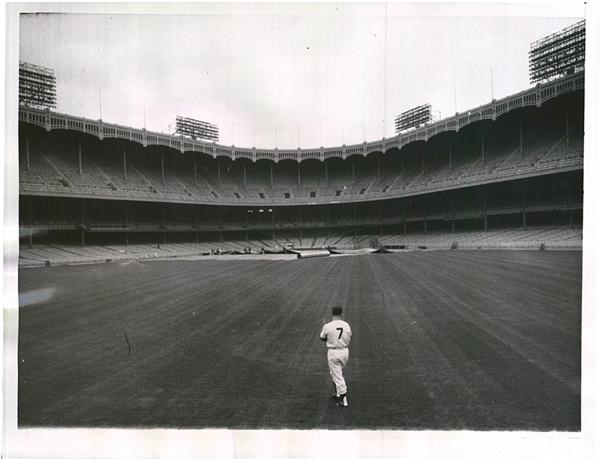 - Mickey Mantle in Yankee Stadium