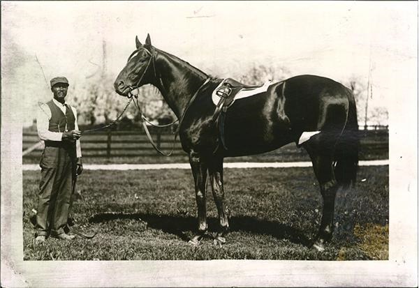 - Man O’ War with Trainer (1922)