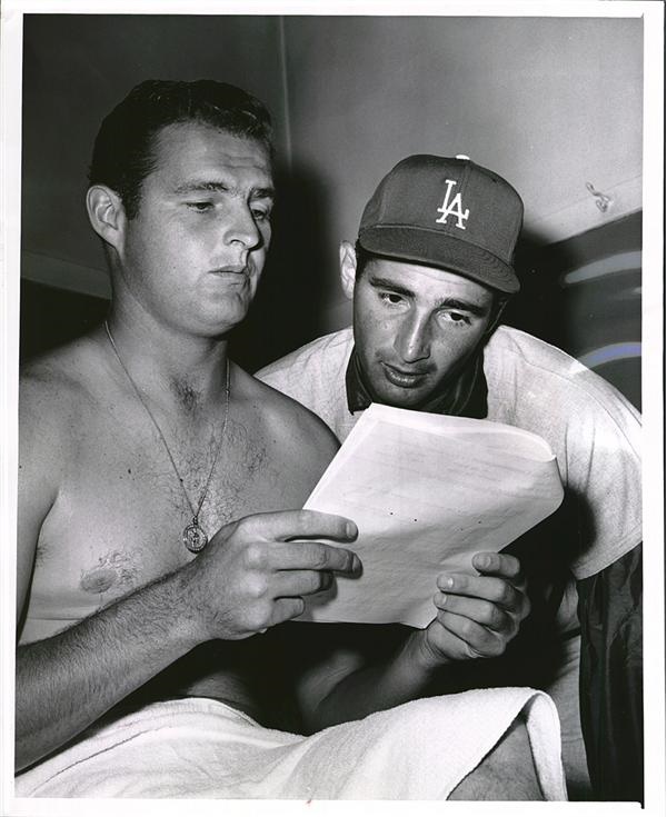Baseball - Sandy Koufax & Don Drysdale (1963)