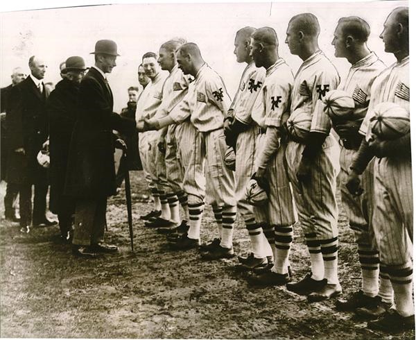 Baseball - 1924 Giants Meet the Duke of York