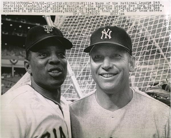 Willie Mays - Mickey Mantle and Willie Mays