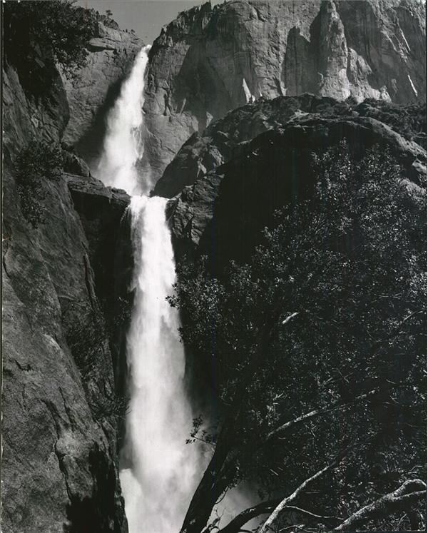 - Yosemite Falls by Ansel Adams