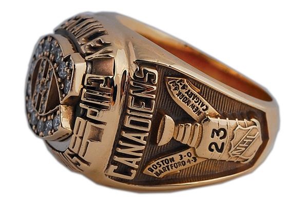 - 1986 Sylvain Toupin Montreal Canadiens Stanley Cup Championship Ring