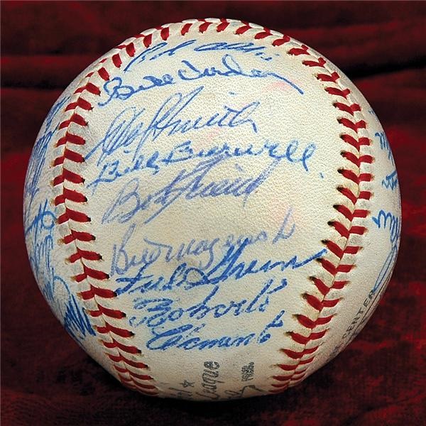 Clemente and Pittsburgh Pirates - 1960 Pittsburgh Pirates World Champions Team Signed Baseball