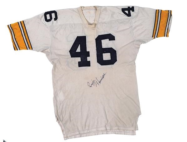 - 1974-75 Reggie Harrison Pittsburgh Steelers Game Worn Jersey