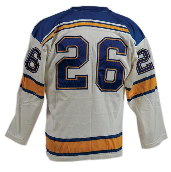 Hockey Equipment - 1967-68 St. Louis Blues Game Issued Jersey
