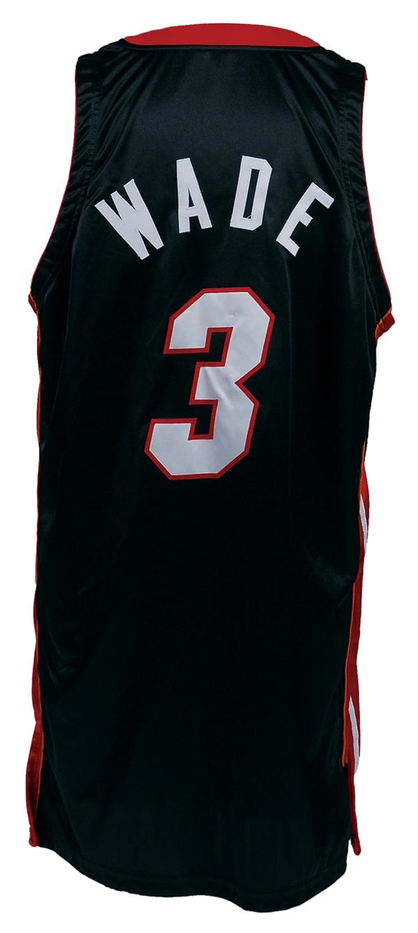 - 2006-07 Dwyane Wade Miami Heat Game Used Jersey