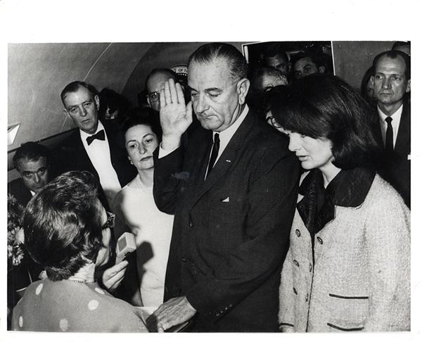 - Lyndon B. Johnson Sworn in as President (5)
