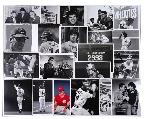 The Cincinnati Reds Photograph Collection - Incredible Pete Rose Photograph Collection (560+)