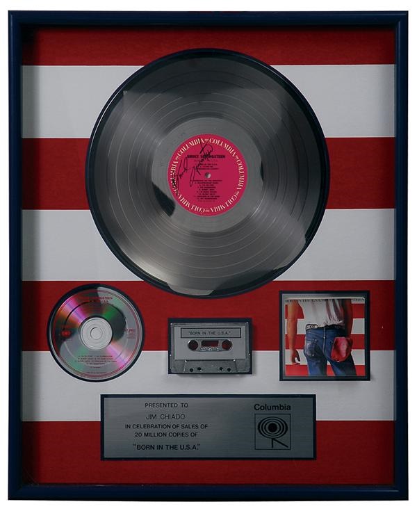 - Bruce Springsteen “Born In The USA” Gold Record