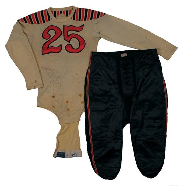 - 1940-41 Massillon Tigers Game Worn Uniform from the Paul Brown Era