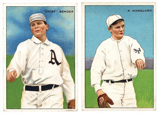 - T227 Rube Marquard and Chief Bender Cards