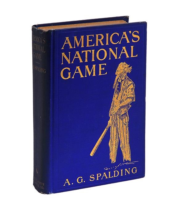 - John M. Ward's Personal Signed Copy of America's National Game by A.G. Spalding