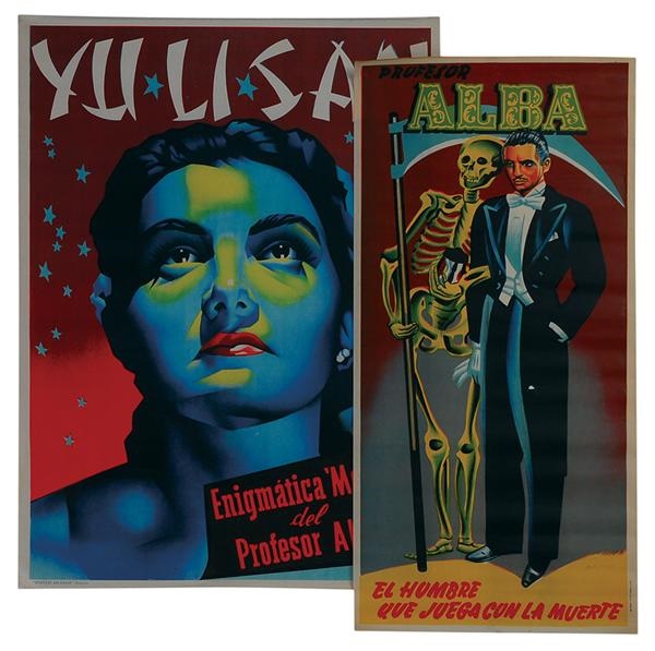 - 1950s Professor Alba Vintage Magic Posters (2)