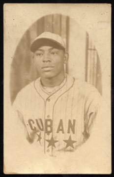 - 1930's Cando Lopez Cuban Stars Signed Negro League Postcard