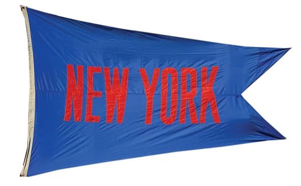 - 1969 New York Mets Flag That Flew Over Shea Stadium During the World Series