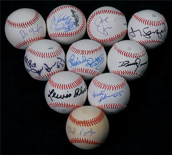 - Signed Celebrity Baseballs (36)