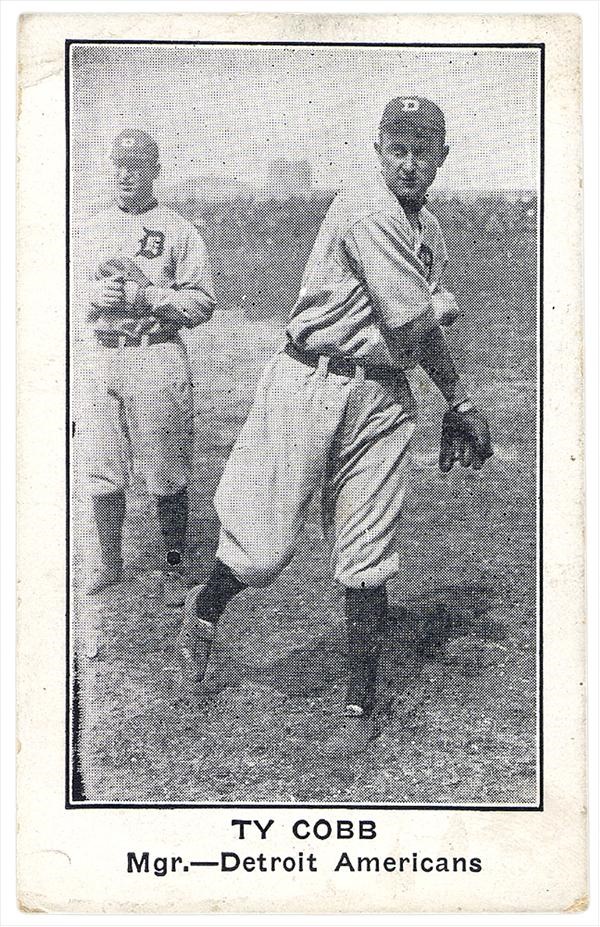 - 1922 E121 Ty Cobb Throwing Card