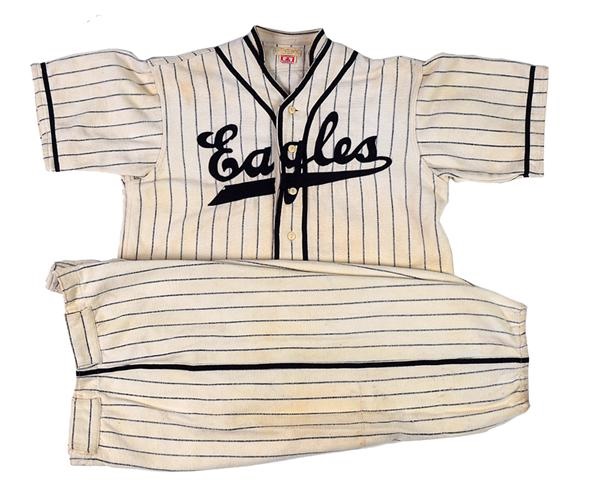 Baseball Memorabilia - 1940s Newark Eagles Negro League Uniform (?)