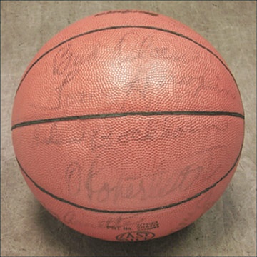 - 1963-64 Cincinnati Royals Team Signed Basketball