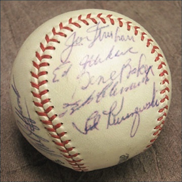Clemente and Pittsburgh Pirates - 1958 Roberto Clemente Signed Baseball