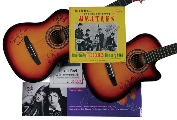 - Beatles Related Guitars Including 2 Guitars Signed by Pete Best