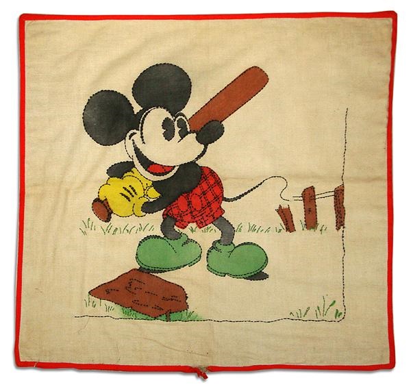1930's Mickey Mouse Pillow Cover