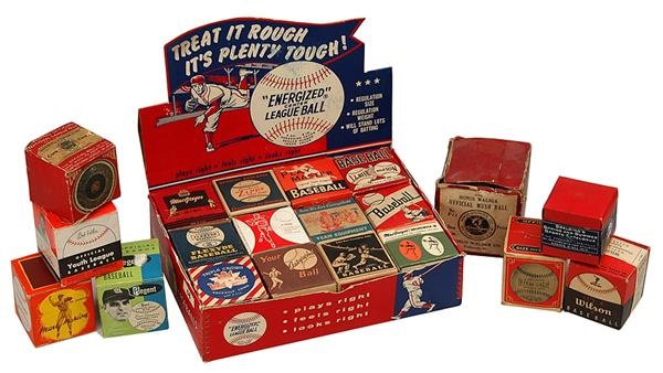 - Rare Collection of Baseballs in their Boxes (100+)