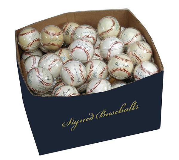 - Collection of Single Signed Baseballs (67)