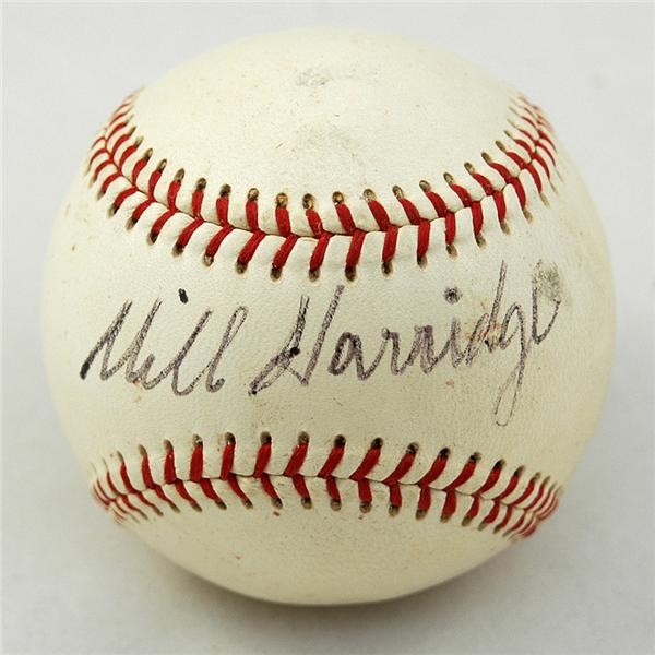 - Will Harridge Single Signed Baseball
