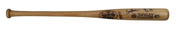 The Mike Brown Collection - Tom Seaver and Nolan Ryan 1969 World Champions Signed Bat