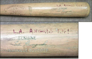 1961 Ted Kluszewski Last Game Used Bat (36")