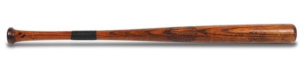 Babe Ruth Bat and Cap - 1916 Babe Ruth Game Used "Rookie" Bat Graded with 3 LOA's  and Graded GU 9