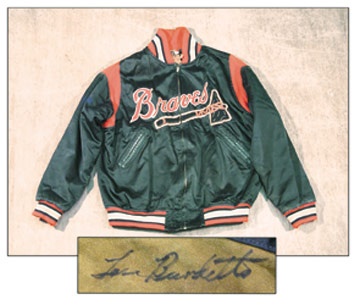 - 1957 Lew Burdette Game Worn Warm-Up Jacket