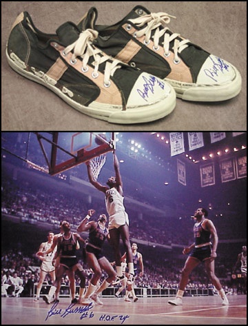 1950's Bill Russell Game Worn Sneakers