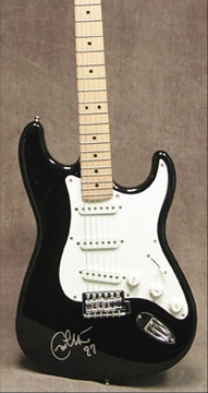 - 1997 Eric Clapton Signed Guitar