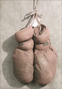 Charley Goldman - 1950's Rocky Marciano Sparring Gloves
