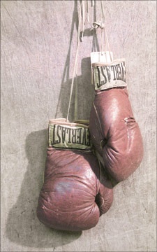 Charley Goldman - Sugar Ray Robinson Six-Ounce Sparring Gloves