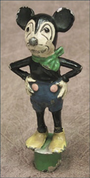 - Early 1930's Mickey Mouse Lead Figure for Bottle Stopper
