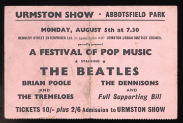 August 5. 1963 Ticket